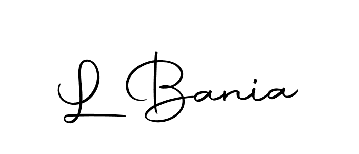 Best and Professional Signature Style for L Bania. Autography-DOLnW Best Signature Style Collection. L Bania signature style 10 images and pictures png