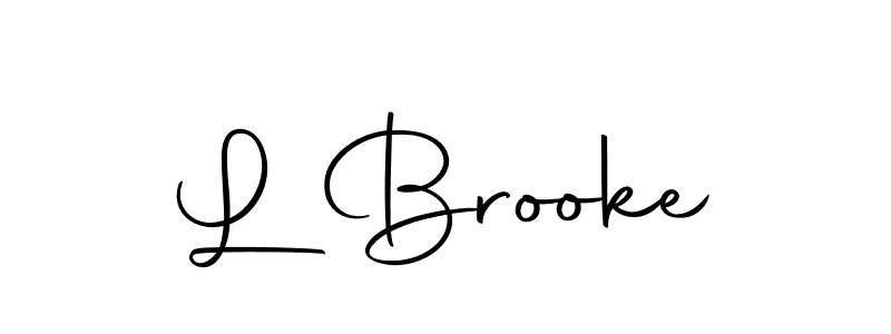 The best way (Autography-DOLnW) to make a short signature is to pick only two or three words in your name. The name L Brooke include a total of six letters. For converting this name. L Brooke signature style 10 images and pictures png