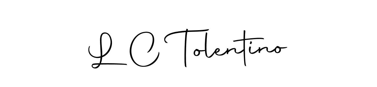 Design your own signature with our free online signature maker. With this signature software, you can create a handwritten (Autography-DOLnW) signature for name L C Tolentino. L C Tolentino signature style 10 images and pictures png