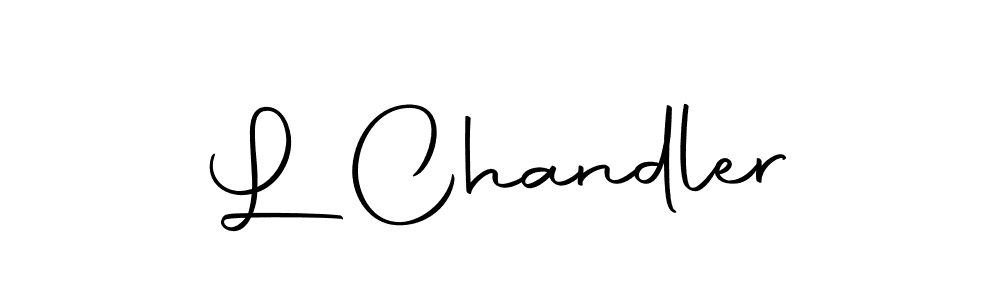 Create a beautiful signature design for name L Chandler. With this signature (Autography-DOLnW) fonts, you can make a handwritten signature for free. L Chandler signature style 10 images and pictures png