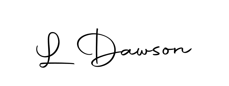 Create a beautiful signature design for name L Dawson. With this signature (Autography-DOLnW) fonts, you can make a handwritten signature for free. L Dawson signature style 10 images and pictures png