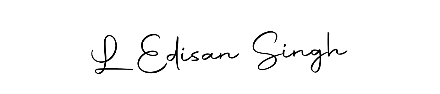 L Edisan Singh stylish signature style. Best Handwritten Sign (Autography-DOLnW) for my name. Handwritten Signature Collection Ideas for my name L Edisan Singh. L Edisan Singh signature style 10 images and pictures png