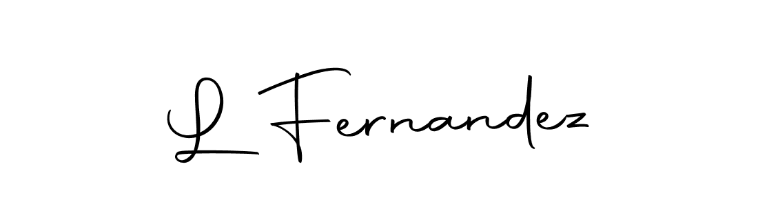 Make a beautiful signature design for name L Fernandez. Use this online signature maker to create a handwritten signature for free. L Fernandez signature style 10 images and pictures png
