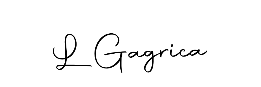 Similarly Autography-DOLnW is the best handwritten signature design. Signature creator online .You can use it as an online autograph creator for name L Gagrica. L Gagrica signature style 10 images and pictures png