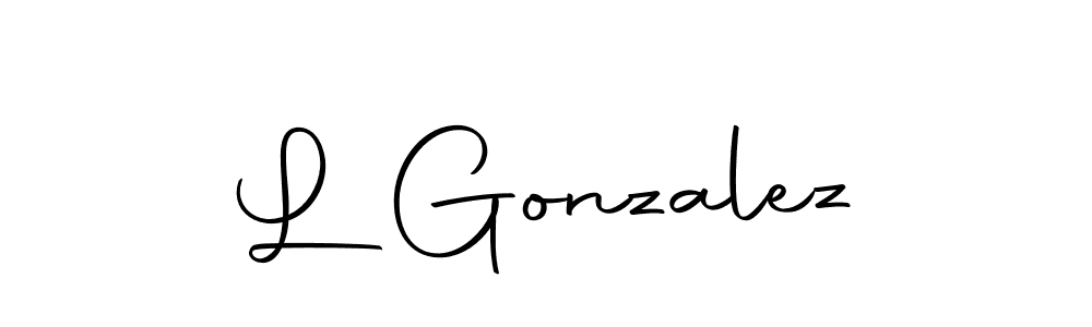 This is the best signature style for the L Gonzalez name. Also you like these signature font (Autography-DOLnW). Mix name signature. L Gonzalez signature style 10 images and pictures png