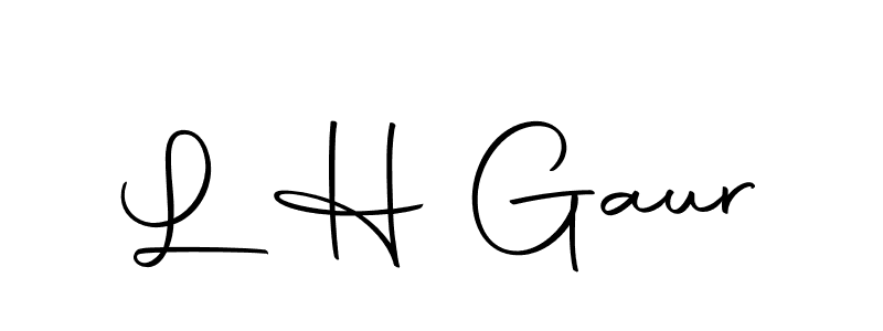 How to Draw L H Gaur signature style? Autography-DOLnW is a latest design signature styles for name L H Gaur. L H Gaur signature style 10 images and pictures png