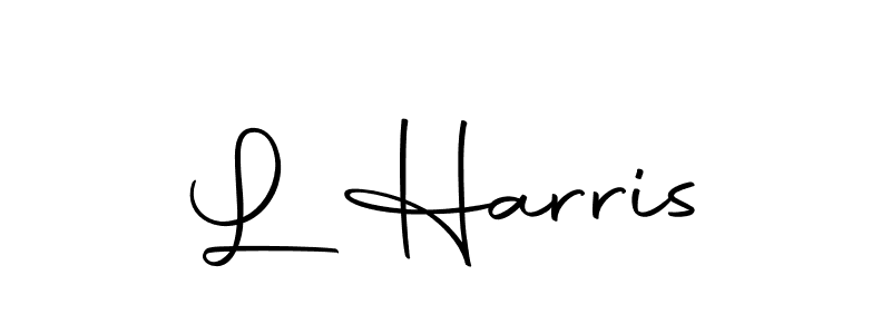 L Harris stylish signature style. Best Handwritten Sign (Autography-DOLnW) for my name. Handwritten Signature Collection Ideas for my name L Harris. L Harris signature style 10 images and pictures png