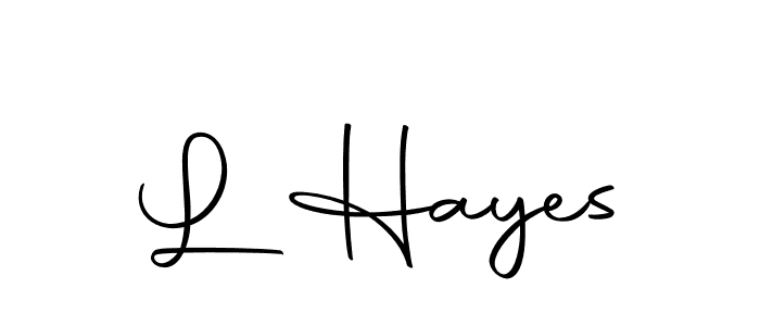 Make a beautiful signature design for name L Hayes. With this signature (Autography-DOLnW) style, you can create a handwritten signature for free. L Hayes signature style 10 images and pictures png