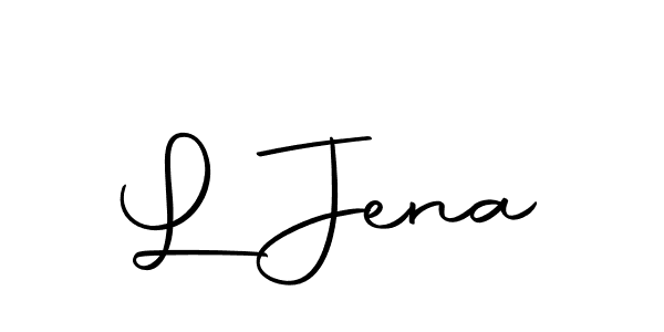Use a signature maker to create a handwritten signature online. With this signature software, you can design (Autography-DOLnW) your own signature for name L Jena. L Jena signature style 10 images and pictures png
