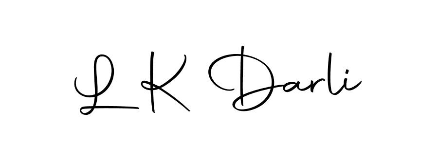 How to make L K Darli signature? Autography-DOLnW is a professional autograph style. Create handwritten signature for L K Darli name. L K Darli signature style 10 images and pictures png