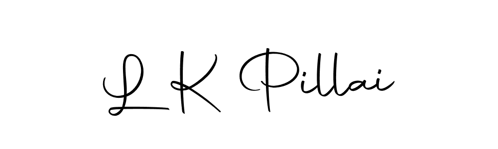 Also we have L K Pillai name is the best signature style. Create professional handwritten signature collection using Autography-DOLnW autograph style. L K Pillai signature style 10 images and pictures png