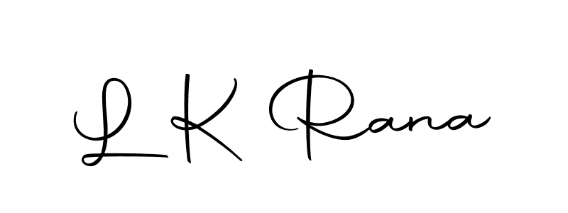 You should practise on your own different ways (Autography-DOLnW) to write your name (L K Rana) in signature. don't let someone else do it for you. L K Rana signature style 10 images and pictures png