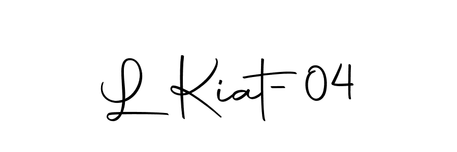 Make a beautiful signature design for name L Kiat-04. With this signature (Autography-DOLnW) style, you can create a handwritten signature for free. L Kiat-04 signature style 10 images and pictures png