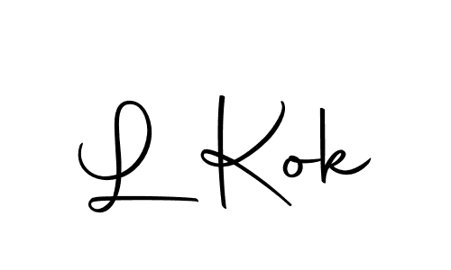 This is the best signature style for the L Kok name. Also you like these signature font (Autography-DOLnW). Mix name signature. L Kok signature style 10 images and pictures png