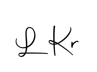 You should practise on your own different ways (Autography-DOLnW) to write your name (L Kr) in signature. don't let someone else do it for you. L Kr signature style 10 images and pictures png