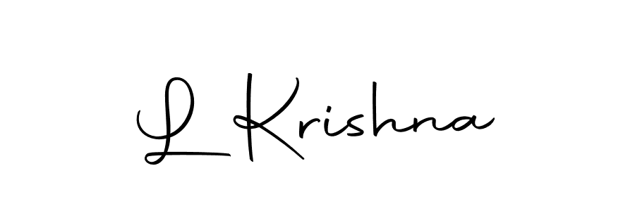 How to make L Krishna name signature. Use Autography-DOLnW style for creating short signs online. This is the latest handwritten sign. L Krishna signature style 10 images and pictures png