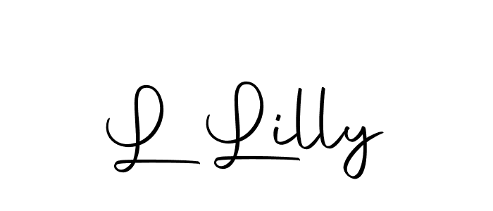 Make a beautiful signature design for name L Lilly. With this signature (Autography-DOLnW) style, you can create a handwritten signature for free. L Lilly signature style 10 images and pictures png