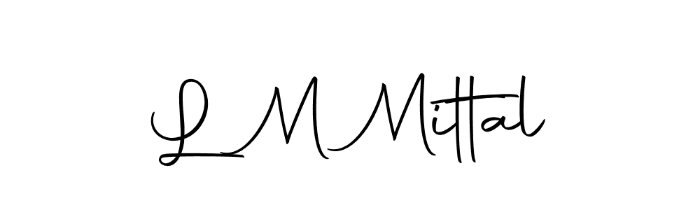 Make a beautiful signature design for name L M Mittal. With this signature (Autography-DOLnW) style, you can create a handwritten signature for free. L M Mittal signature style 10 images and pictures png