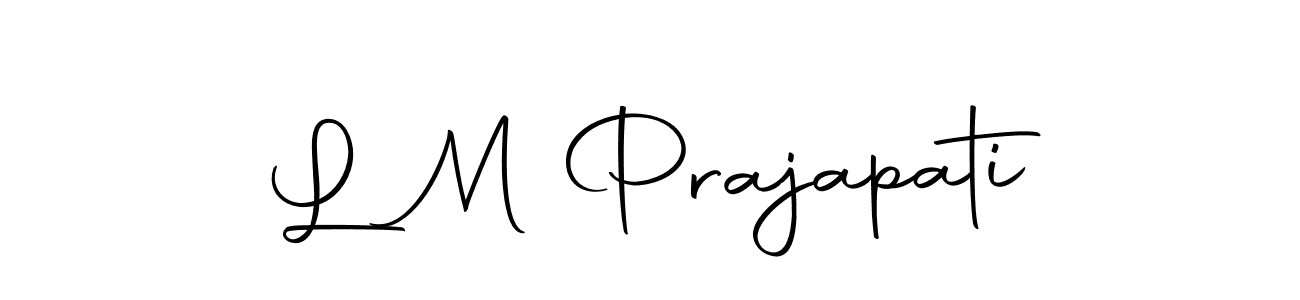 Make a beautiful signature design for name L M Prajapati. Use this online signature maker to create a handwritten signature for free. L M Prajapati signature style 10 images and pictures png