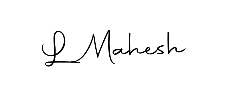 You should practise on your own different ways (Autography-DOLnW) to write your name (L Mahesh) in signature. don't let someone else do it for you. L Mahesh signature style 10 images and pictures png