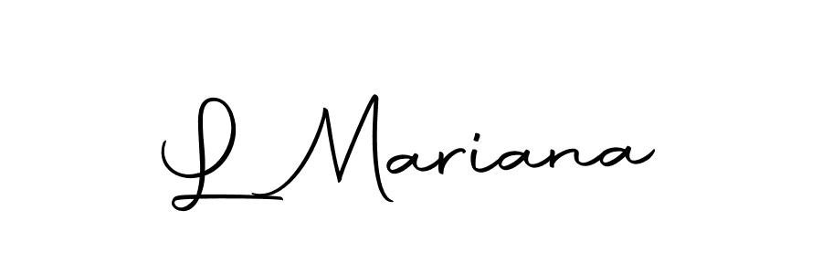 if you are searching for the best signature style for your name L Mariana. so please give up your signature search. here we have designed multiple signature styles  using Autography-DOLnW. L Mariana signature style 10 images and pictures png