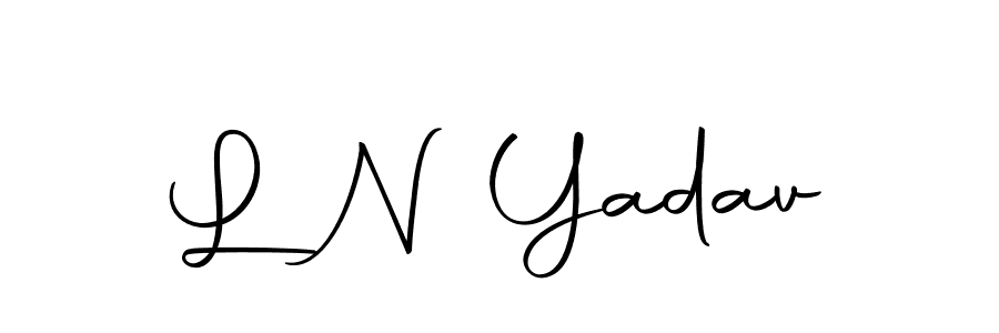 How to Draw L N Yadav signature style? Autography-DOLnW is a latest design signature styles for name L N Yadav. L N Yadav signature style 10 images and pictures png