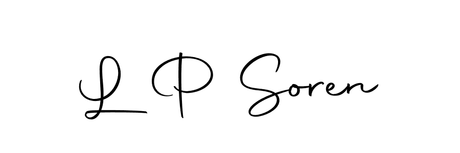 Also You can easily find your signature by using the search form. We will create L P Soren name handwritten signature images for you free of cost using Autography-DOLnW sign style. L P Soren signature style 10 images and pictures png