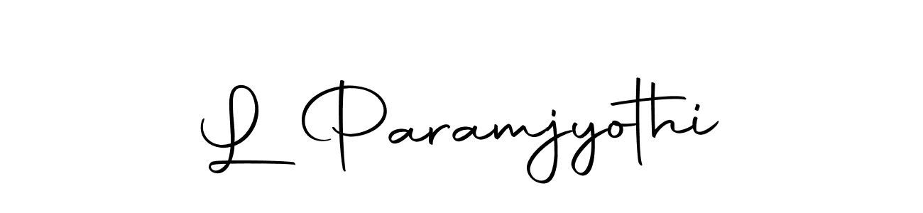 You should practise on your own different ways (Autography-DOLnW) to write your name (L Paramjyothi) in signature. don't let someone else do it for you. L Paramjyothi signature style 10 images and pictures png