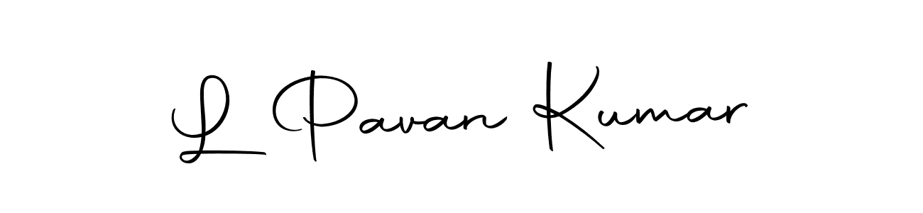Create a beautiful signature design for name L Pavan Kumar. With this signature (Autography-DOLnW) fonts, you can make a handwritten signature for free. L Pavan Kumar signature style 10 images and pictures png