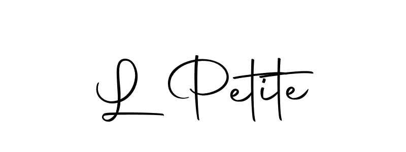 Create a beautiful signature design for name L Petite. With this signature (Autography-DOLnW) fonts, you can make a handwritten signature for free. L Petite signature style 10 images and pictures png