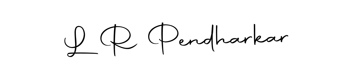 Also we have L R Pendharkar name is the best signature style. Create professional handwritten signature collection using Autography-DOLnW autograph style. L R Pendharkar signature style 10 images and pictures png