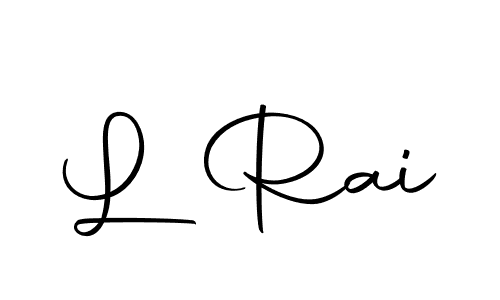 L Rai stylish signature style. Best Handwritten Sign (Autography-DOLnW) for my name. Handwritten Signature Collection Ideas for my name L Rai. L Rai signature style 10 images and pictures png