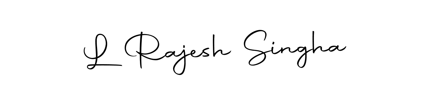 How to make L Rajesh Singha signature? Autography-DOLnW is a professional autograph style. Create handwritten signature for L Rajesh Singha name. L Rajesh Singha signature style 10 images and pictures png