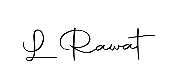 You should practise on your own different ways (Autography-DOLnW) to write your name (L Rawat) in signature. don't let someone else do it for you. L Rawat signature style 10 images and pictures png