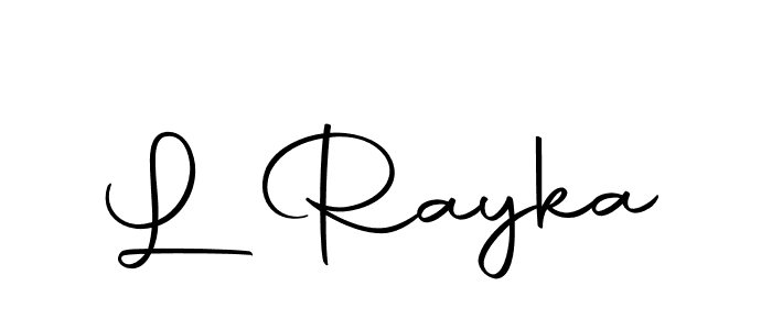 if you are searching for the best signature style for your name L Rayka. so please give up your signature search. here we have designed multiple signature styles  using Autography-DOLnW. L Rayka signature style 10 images and pictures png