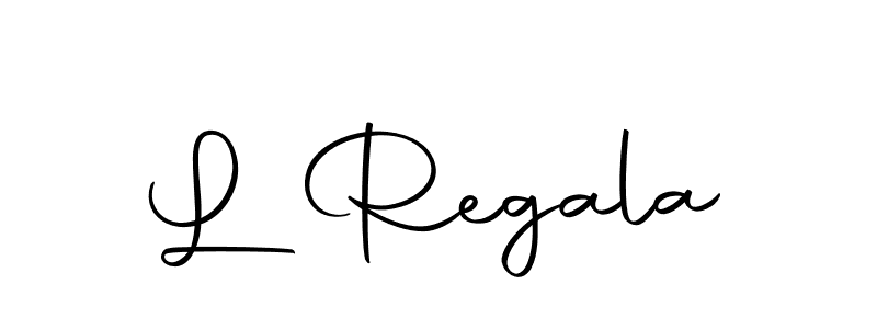 Make a beautiful signature design for name L Regala. Use this online signature maker to create a handwritten signature for free. L Regala signature style 10 images and pictures png