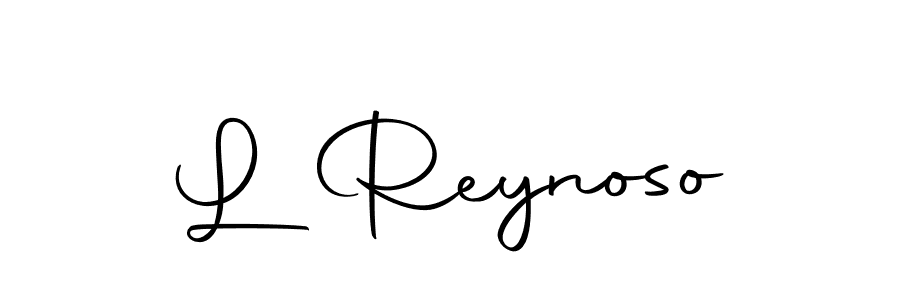 Make a beautiful signature design for name L Reynoso. With this signature (Autography-DOLnW) style, you can create a handwritten signature for free. L Reynoso signature style 10 images and pictures png