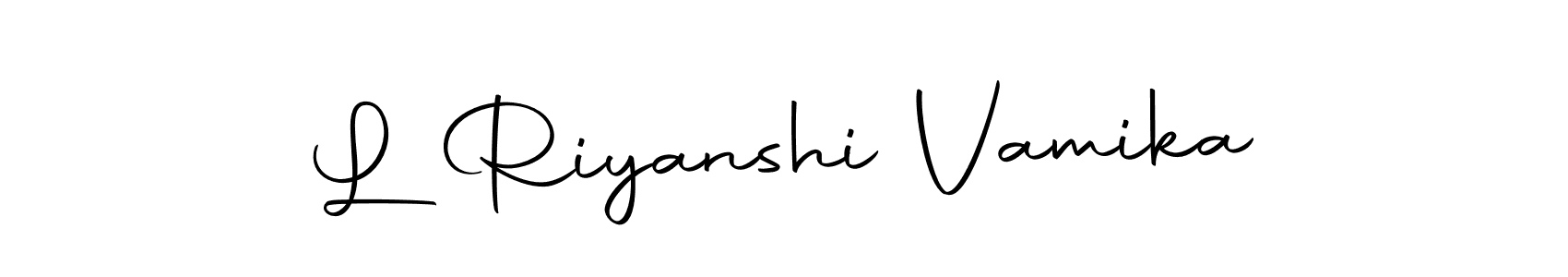 How to make L Riyanshi Vamika signature? Autography-DOLnW is a professional autograph style. Create handwritten signature for L Riyanshi Vamika name. L Riyanshi Vamika signature style 10 images and pictures png
