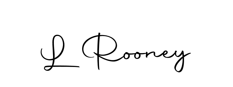 How to make L Rooney name signature. Use Autography-DOLnW style for creating short signs online. This is the latest handwritten sign. L Rooney signature style 10 images and pictures png