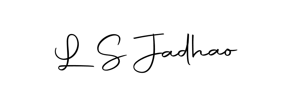 Use a signature maker to create a handwritten signature online. With this signature software, you can design (Autography-DOLnW) your own signature for name L S Jadhao. L S Jadhao signature style 10 images and pictures png