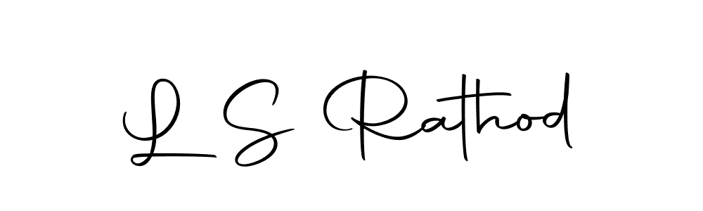 The best way (Autography-DOLnW) to make a short signature is to pick only two or three words in your name. The name L S Rathod include a total of six letters. For converting this name. L S Rathod signature style 10 images and pictures png