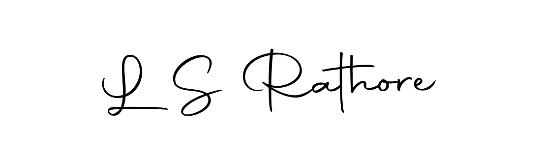 How to make L S Rathore name signature. Use Autography-DOLnW style for creating short signs online. This is the latest handwritten sign. L S Rathore signature style 10 images and pictures png