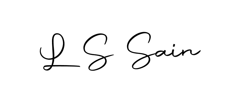 Make a beautiful signature design for name L S Sain. Use this online signature maker to create a handwritten signature for free. L S Sain signature style 10 images and pictures png