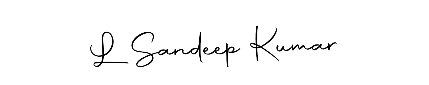 It looks lik you need a new signature style for name L Sandeep Kumar. Design unique handwritten (Autography-DOLnW) signature with our free signature maker in just a few clicks. L Sandeep Kumar signature style 10 images and pictures png