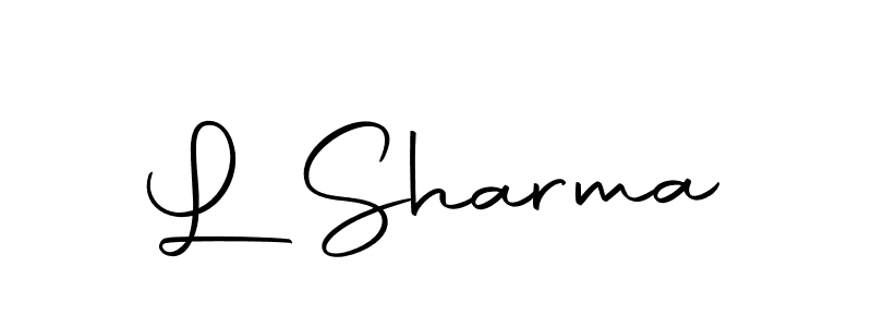 Make a beautiful signature design for name L Sharma. Use this online signature maker to create a handwritten signature for free. L Sharma signature style 10 images and pictures png