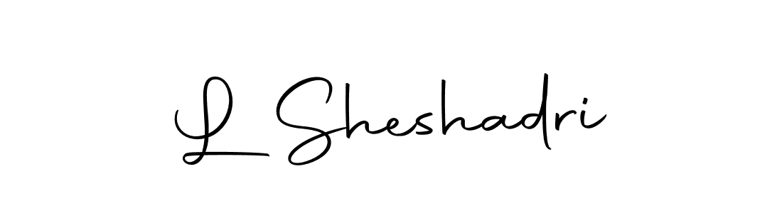 L Sheshadri stylish signature style. Best Handwritten Sign (Autography-DOLnW) for my name. Handwritten Signature Collection Ideas for my name L Sheshadri. L Sheshadri signature style 10 images and pictures png