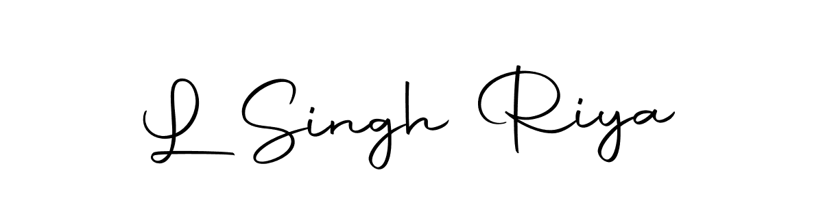 You should practise on your own different ways (Autography-DOLnW) to write your name (L Singh Riya) in signature. don't let someone else do it for you. L Singh Riya signature style 10 images and pictures png