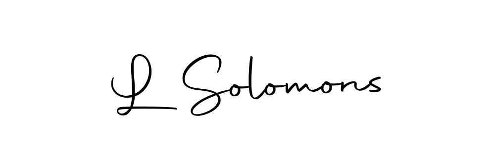 Here are the top 10 professional signature styles for the name L Solomons. These are the best autograph styles you can use for your name. L Solomons signature style 10 images and pictures png