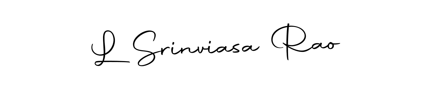 Design your own signature with our free online signature maker. With this signature software, you can create a handwritten (Autography-DOLnW) signature for name L Srinviasa Rao. L Srinviasa Rao signature style 10 images and pictures png