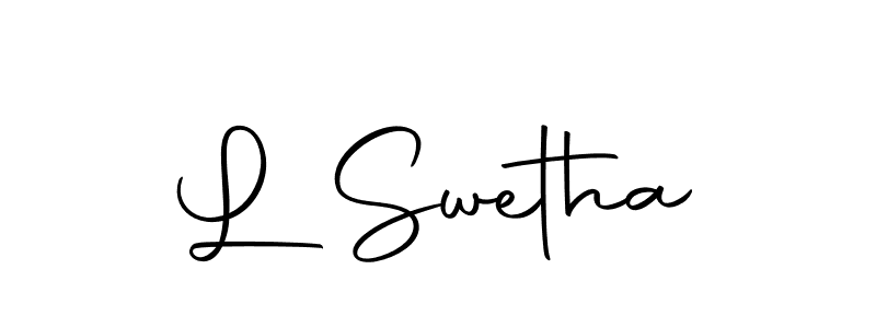 if you are searching for the best signature style for your name L Swetha. so please give up your signature search. here we have designed multiple signature styles  using Autography-DOLnW. L Swetha signature style 10 images and pictures png